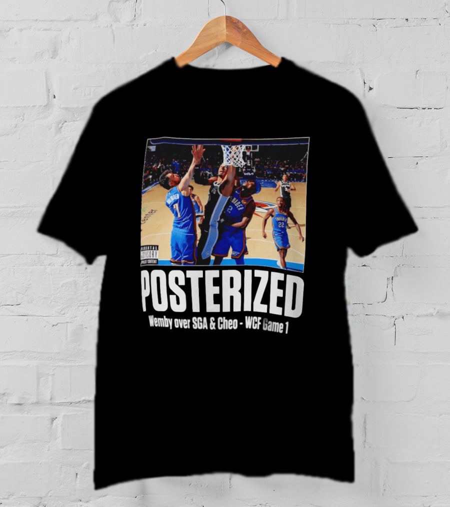 Ized Victor Wembanyama Chet Holmgren Shai Gilgeous Alexander NBA Game 1 2026 T-Shirt
