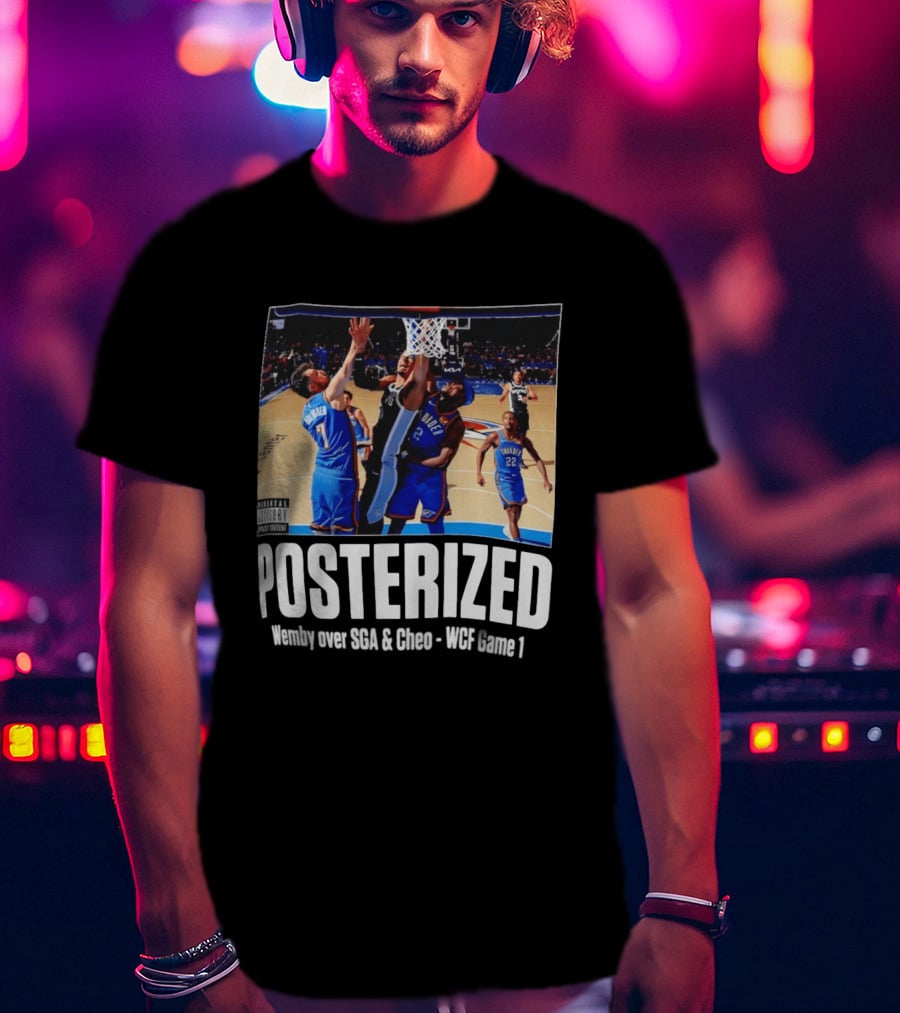 Ized Victor Wembanyama Chet Holmgren Shai Gilgeous Alexander NBA Game 1 2026 T-Shirt