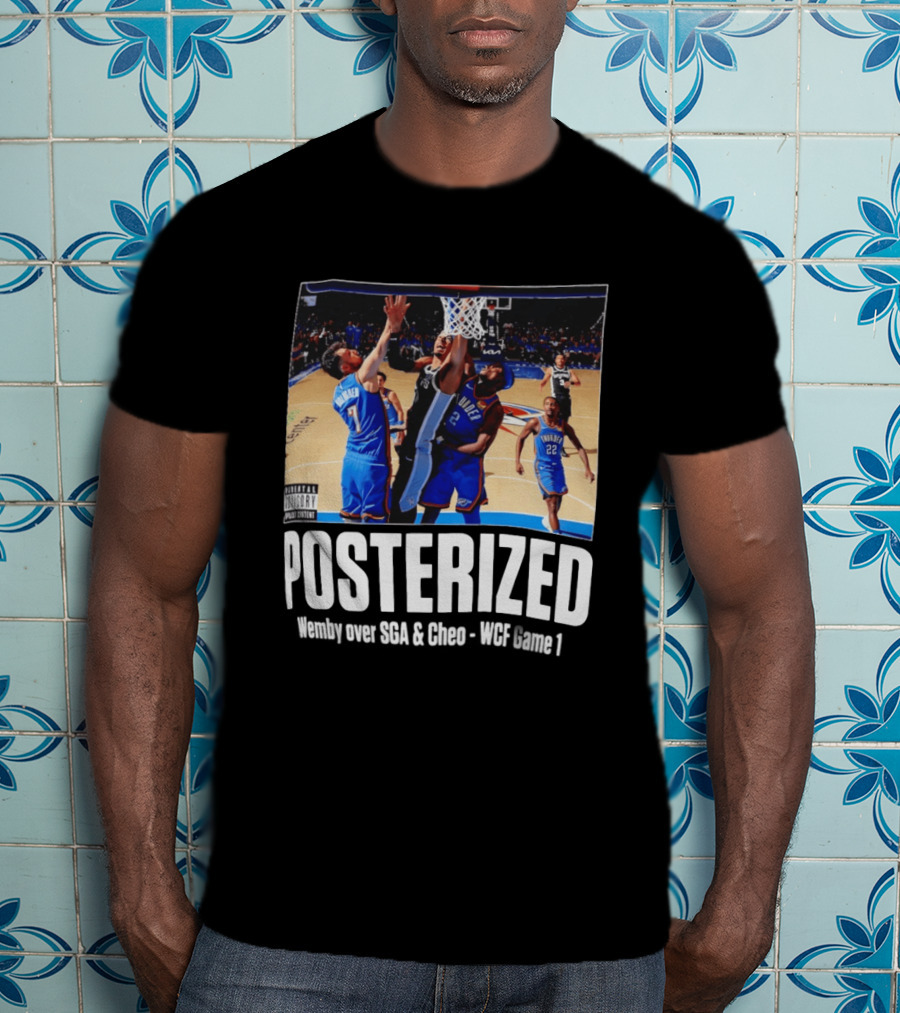 Ized Victor Wembanyama Chet Holmgren Shai Gilgeous Alexander NBA Game 1 2026 T-Shirt