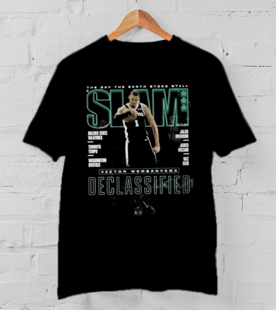 SLAM Victor Wembanyama Declassified The Day The Earth Stood Still T-Shirt