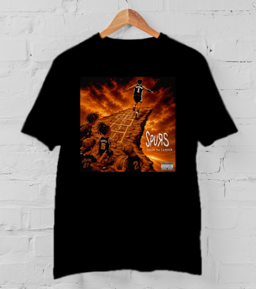 Victor Wembanyama Spurs Follow The Leader San Antonio NBA T-Shirt
