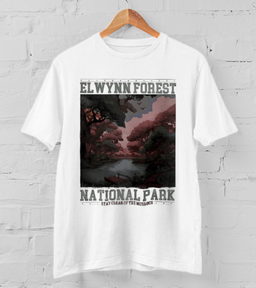 Elwynn Forest National Park Stay Clear Of The Murlocs Scenic Adventure T-Shirt