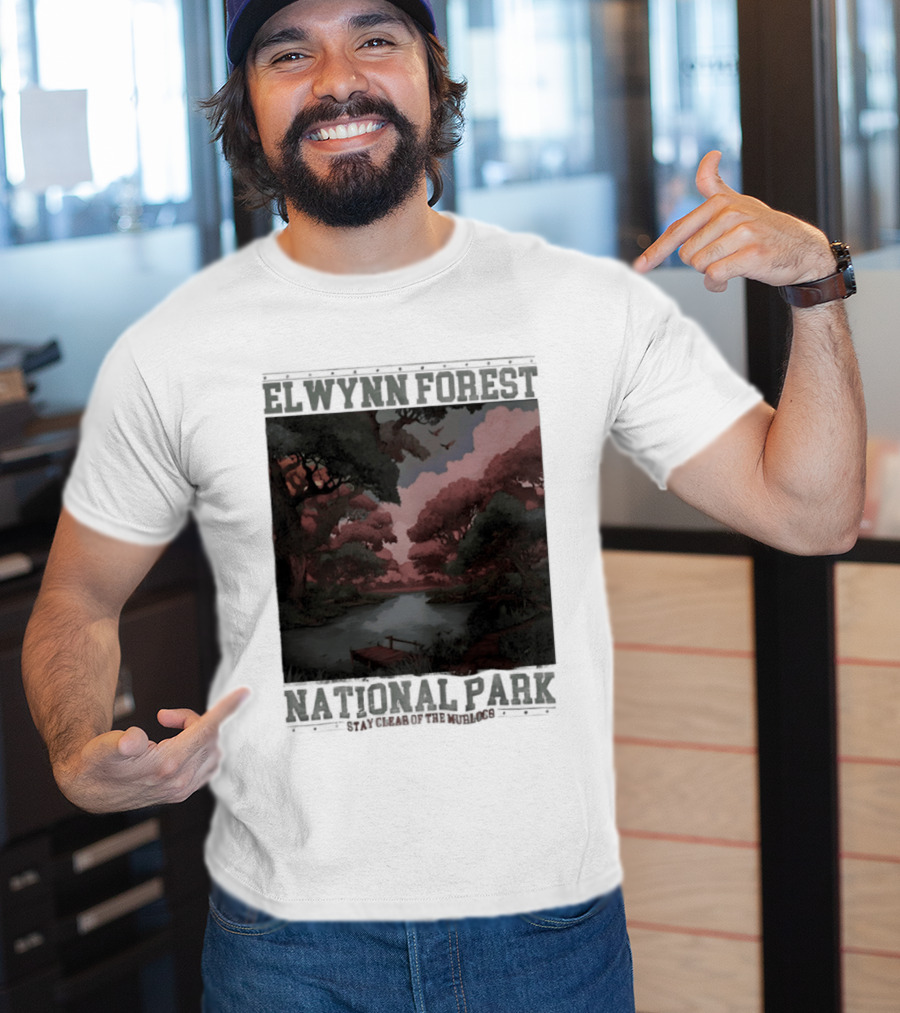 Elwynn Forest National Park Stay Clear Of The Murlocs Scenic Adventure T-Shirt