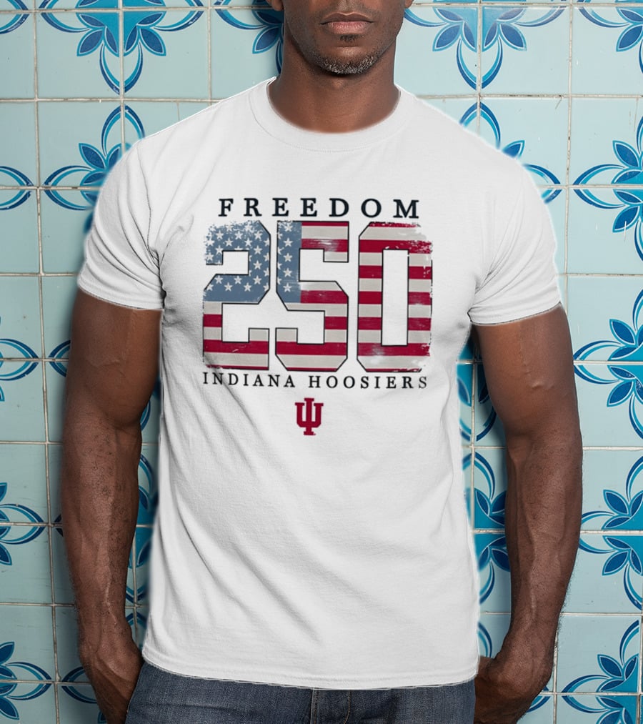 Indiana Hoosiers Freedom 250 Stars And Stripes Celebration T-Shirt