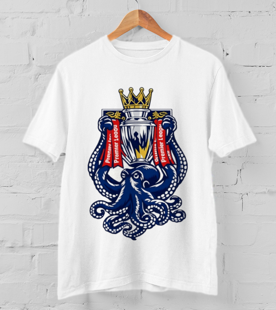 Octopus Holding Premier League Trophy Arsenal 2026 T-Shirt
