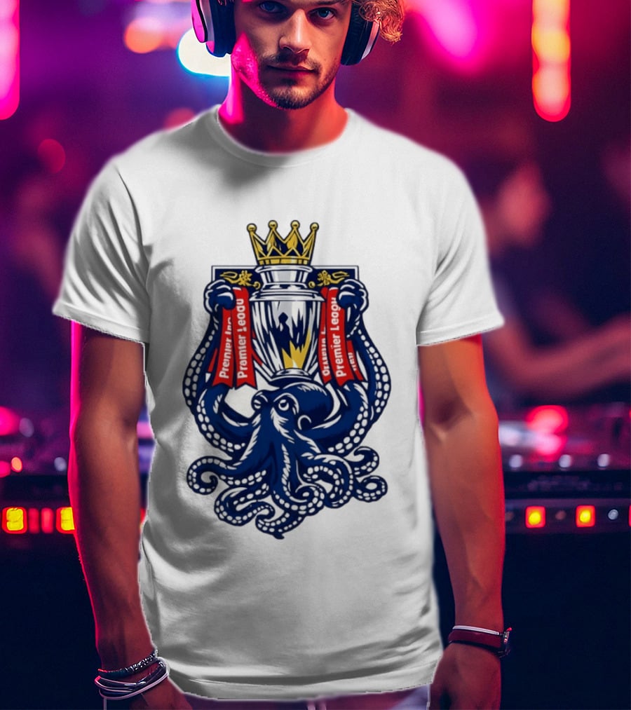 Octopus Holding Premier League Trophy Arsenal 2026 T-Shirt