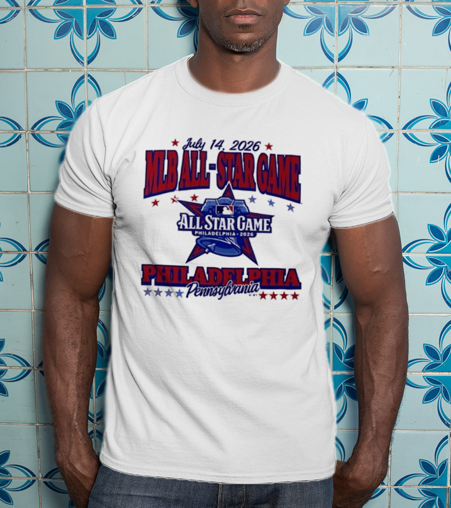 July 14 2026 MLB All Star Game Philadelphia Pennsylvania Liberty Bell Stars T-Shirt