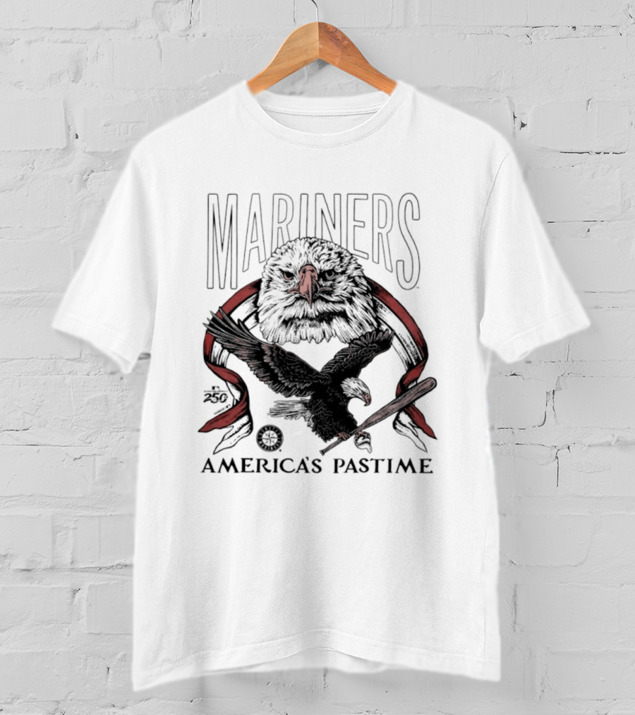 Mariners America's Pastime Bald Eagle Celebration T-Shirt