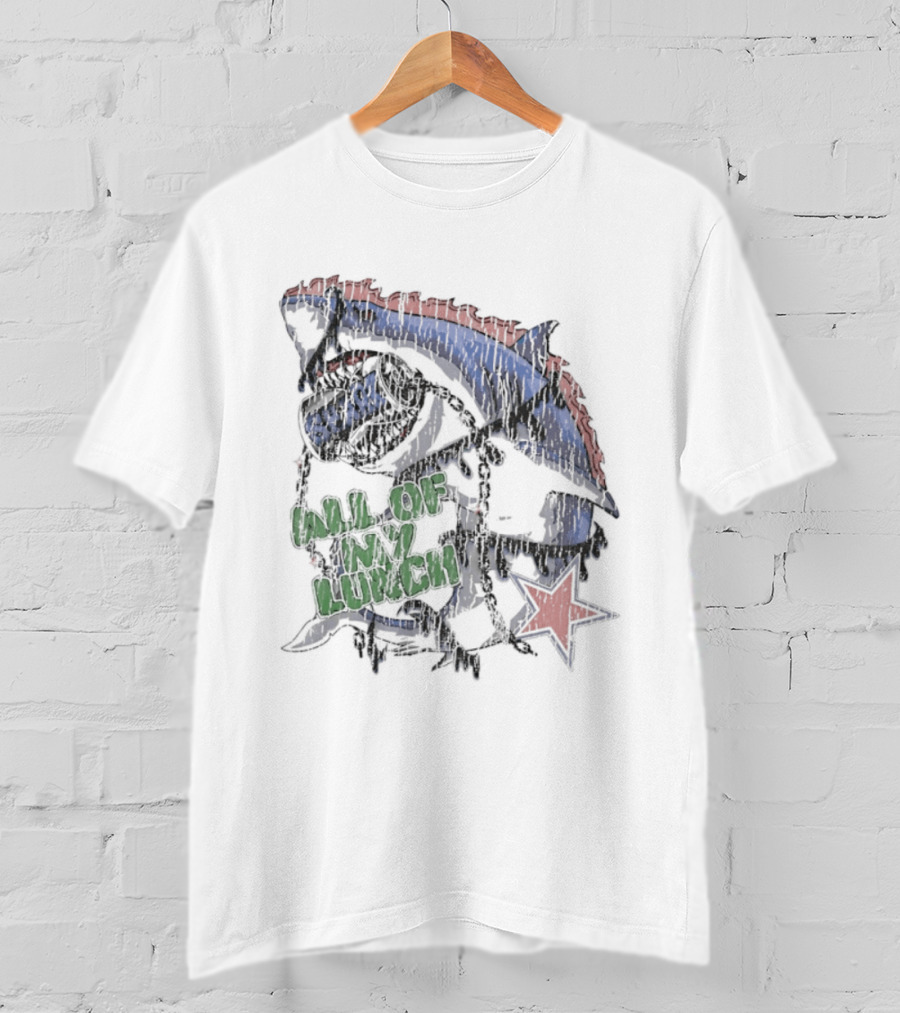 Shark Sparx All Of My Lunch Red Star T-Shirt