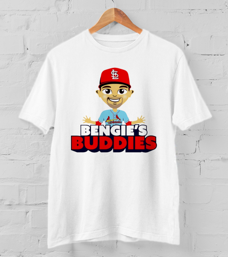 Bengie's Buddies St. Louis Cardinals Cardenales Caricature T-Shirt