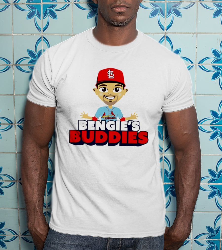 Bengie's Buddies St. Louis Cardinals Cardenales Caricature T-Shirt