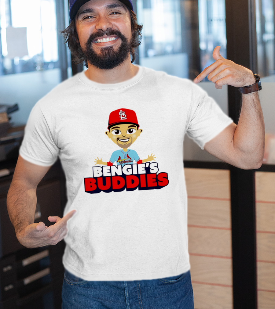 Bengie's Buddies St. Louis Cardinals Cardenales Caricature T-Shirt