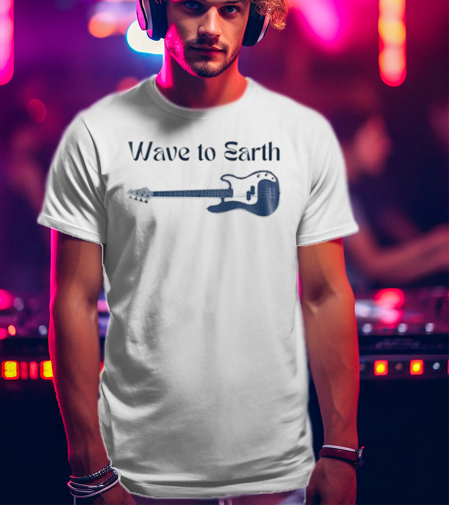 Wave To Earth The Pieces Tour Edition Guitar T-Shirt