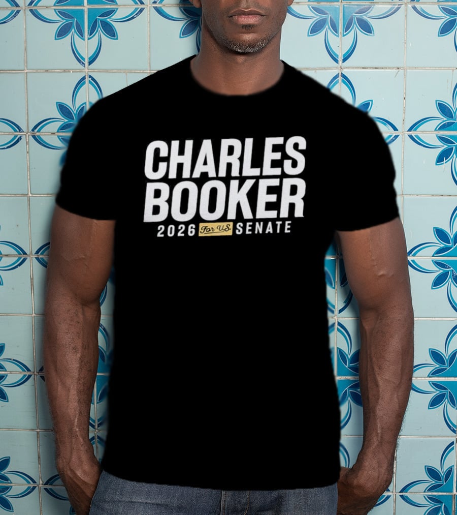 Charles Booker 2026 Bold US Senate Campaign T-Shirt