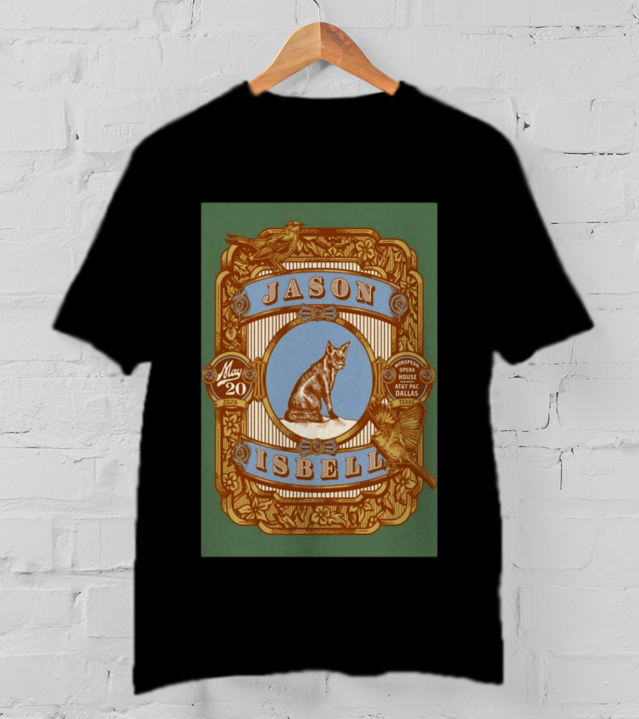 Jason Isbell Winspear Opera House Dallas Texas May 20 2026 T-Shirt