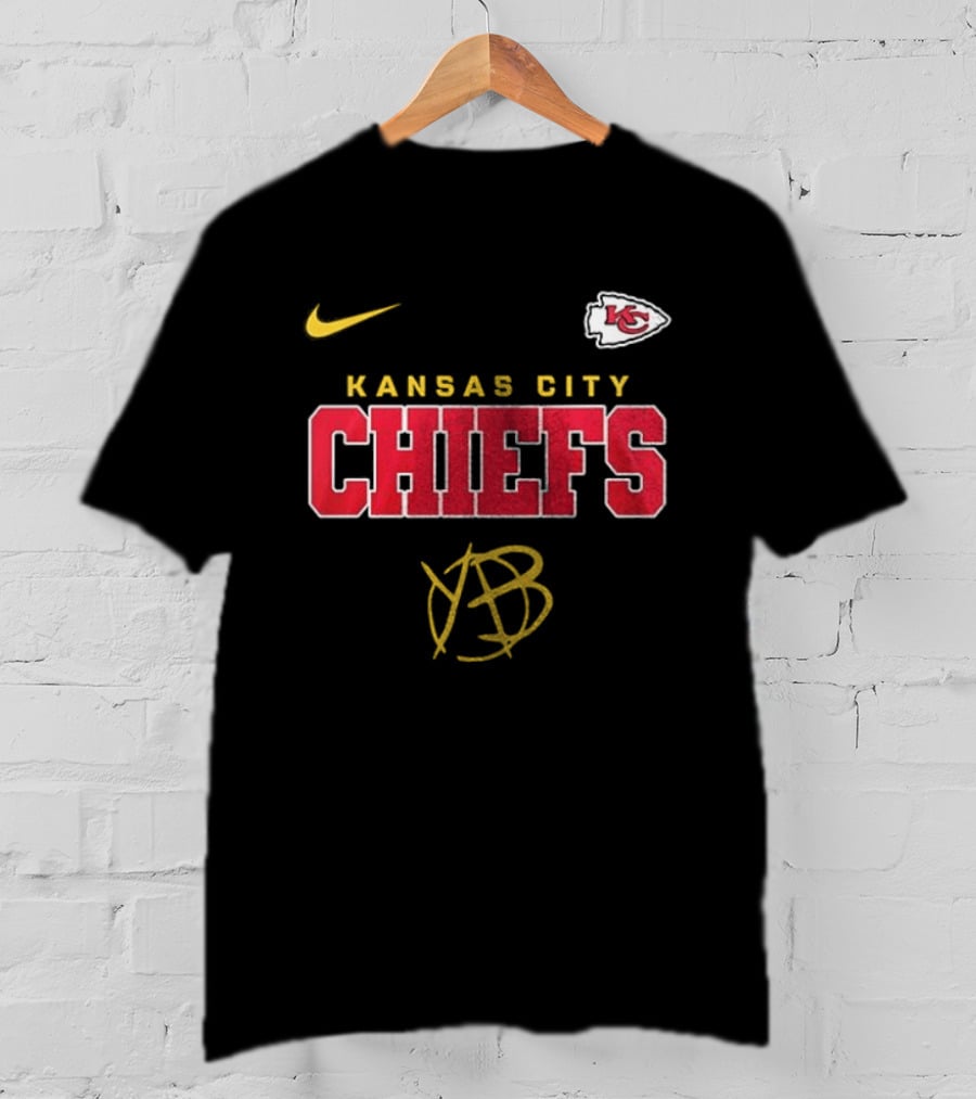 Kansas City Chiefs Yungblud Nike KC Football Collab T-Shirt