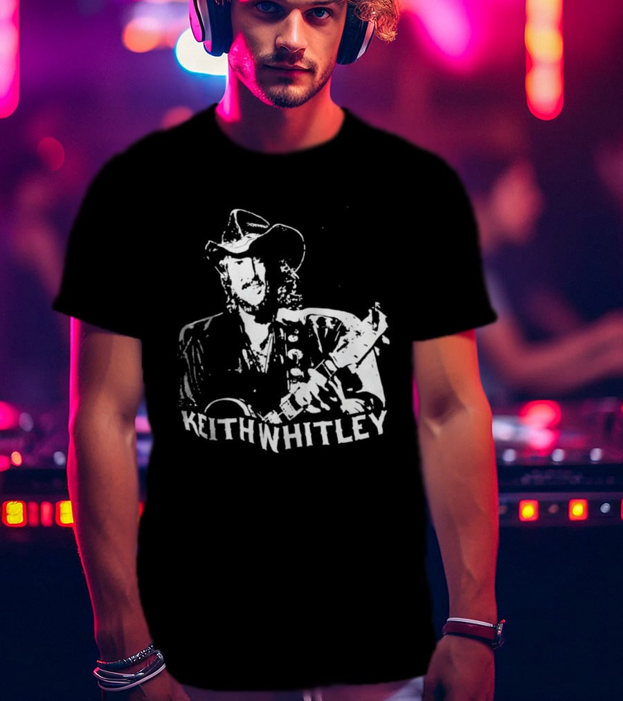 Keith Whitley Cowboy Hat Guitar T-Shirt