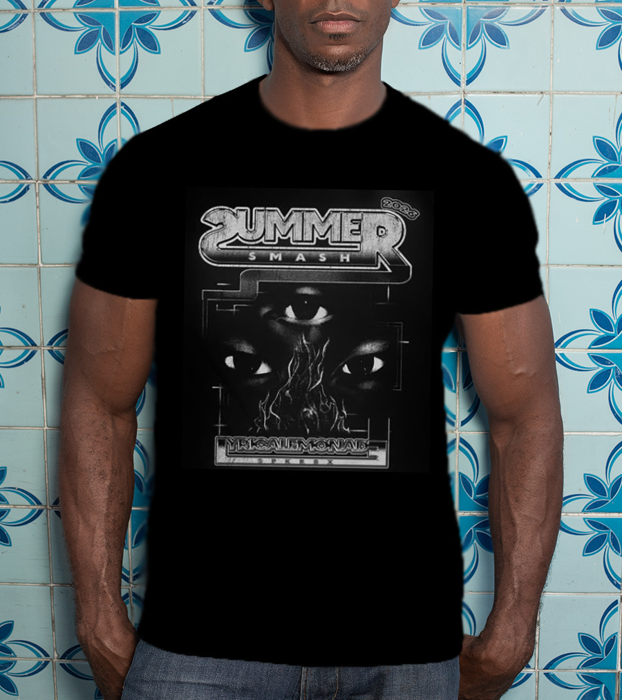 Summer Smash 2026 Festival Lineup Connections Bad Bears Dragon Skull Eyes T-Shirt