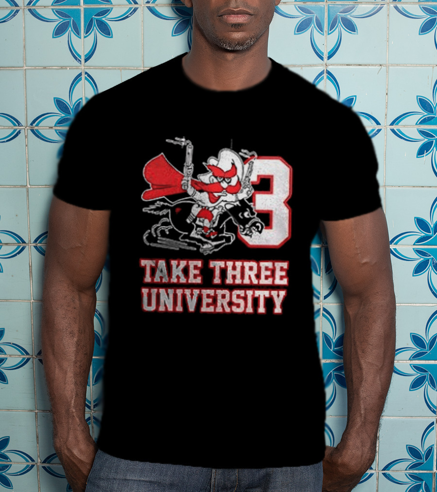 Texas Tech Red Raiders Take Three University Wreck 'Em 3 T-Shirt