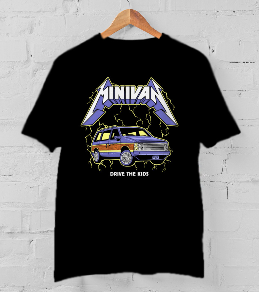 Minivan Life Dodge Caravan Drive The Kids T-Shirt