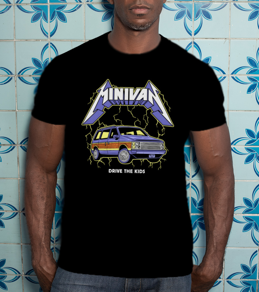 Minivan Life Dodge Caravan Drive The Kids T-Shirt