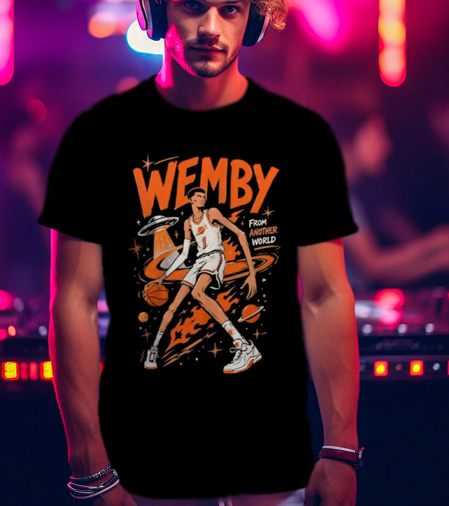 Wemby From Another World San Antonio Spurs Alien Victor Wembanyama T-Shirt