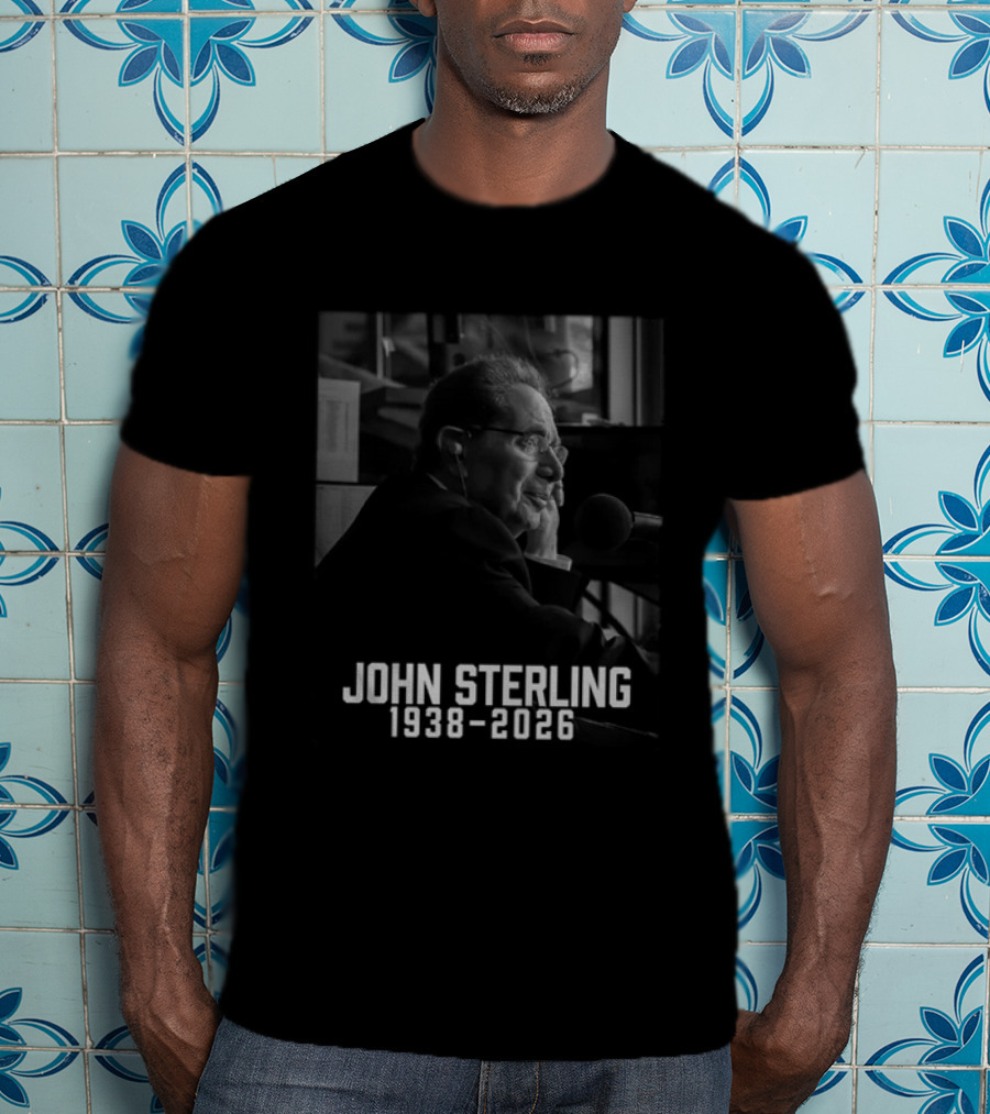John Sterling 1938 2026 Radio Announcer Microphone T-Shirt