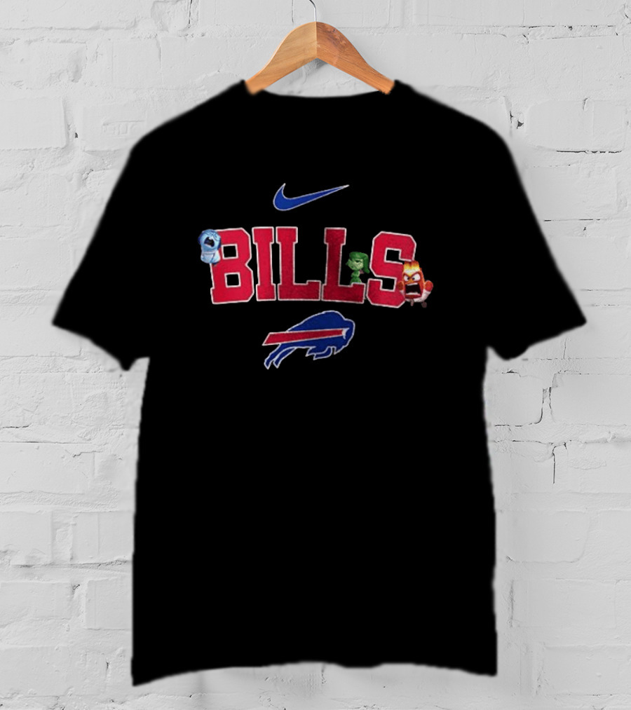 Buffalo Bills Nike Inside Out Characters All The Feels T-Shirt