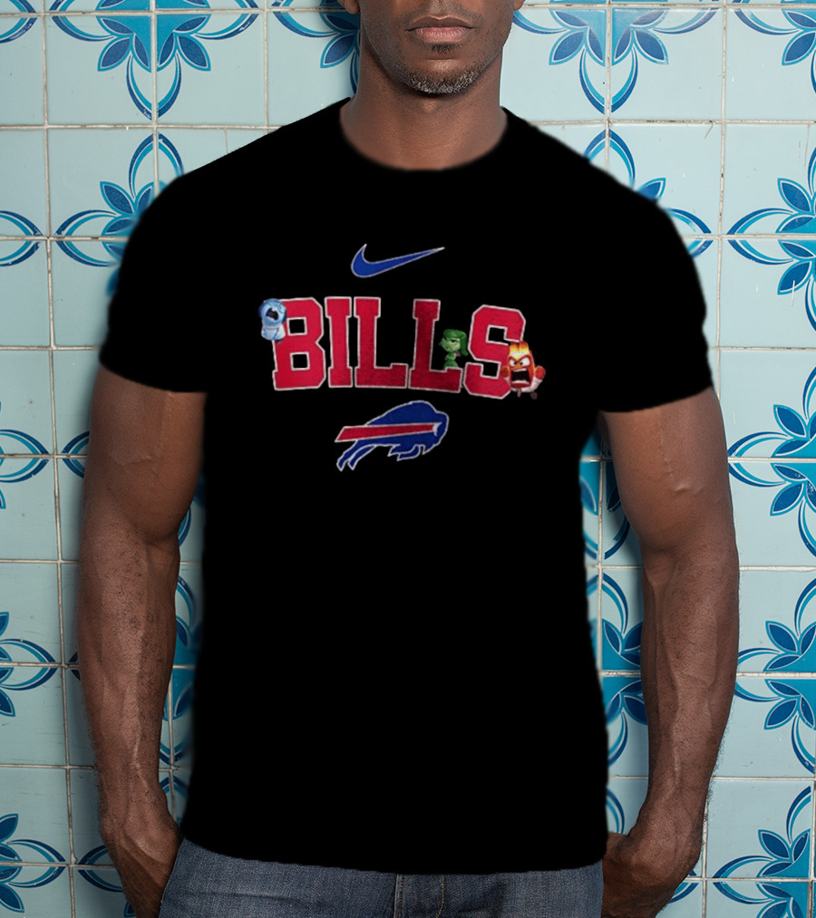 Buffalo Bills Nike Inside Out Characters All The Feels T-Shirt