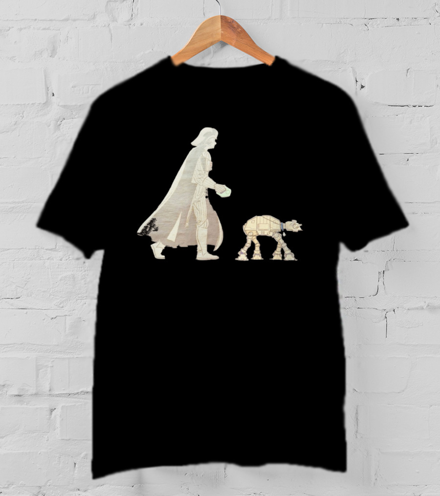 Star Wars Darth Vader Walking AT AT Walker T-Shirt