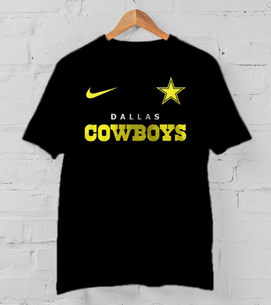 Dallas Cowboys Nike Batman Star Yellow T-Shirt