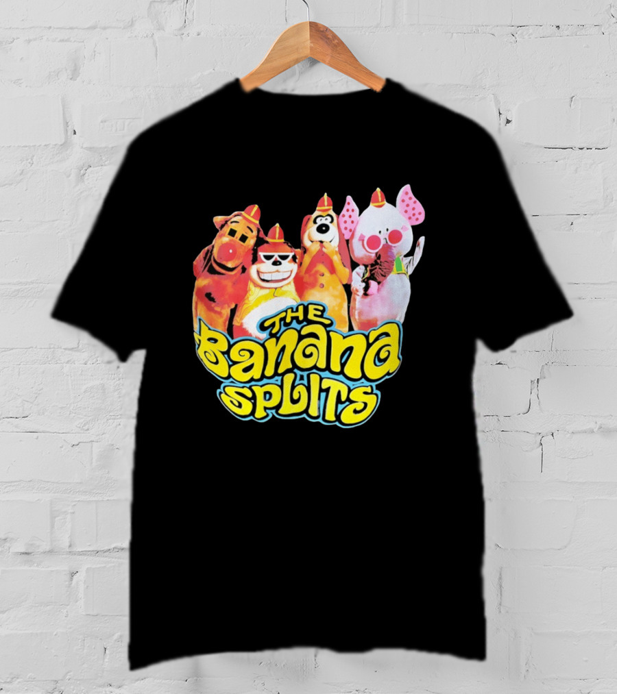 The Banana Splits Characters Hanna Barbera Retro Animation Series T-Shirt