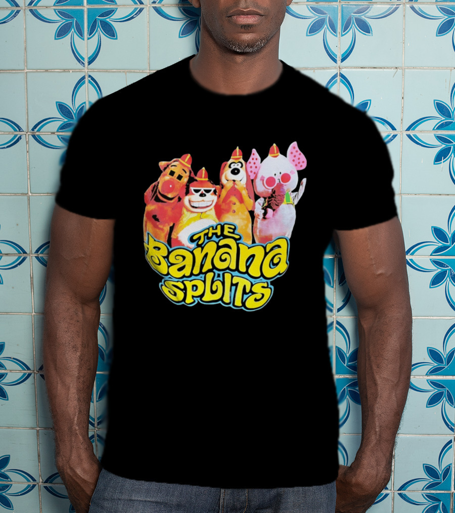 The Banana Splits Characters Hanna Barbera Retro Animation Series T-Shirt