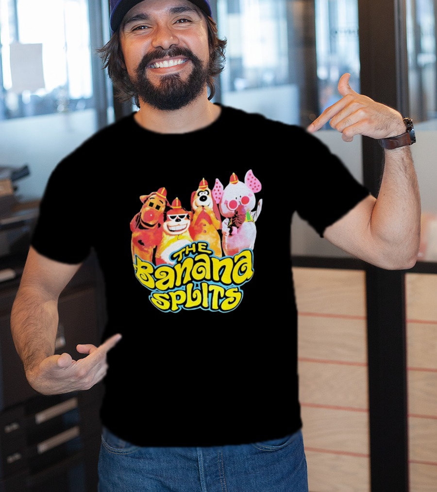 The Banana Splits Characters Hanna Barbera Retro Animation Series T-Shirt