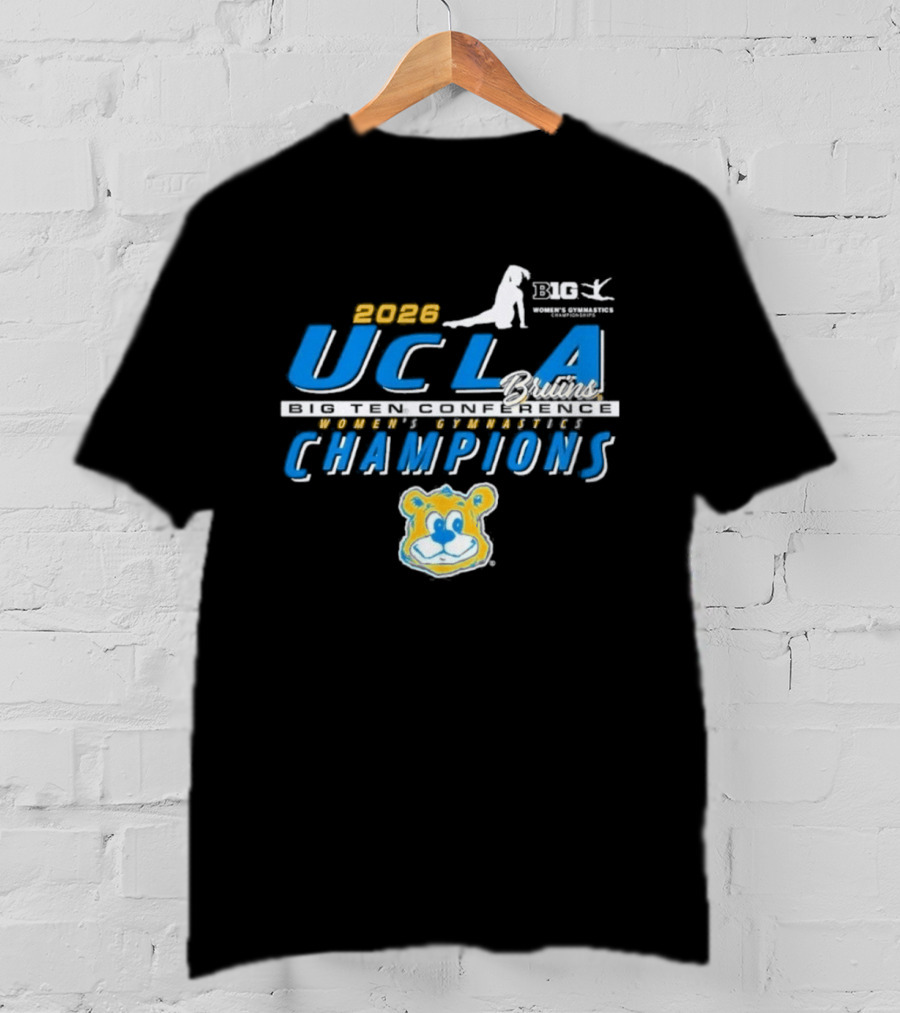 2023 UCLA Bruins Gymnastics Women's Big Ten Champions T-Shirt