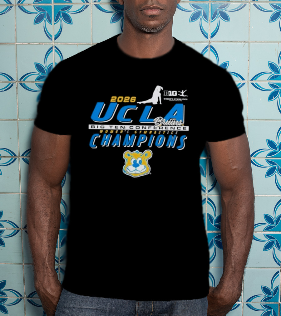 2023 UCLA Bruins Gymnastics Women's Big Ten Champions T-Shirt