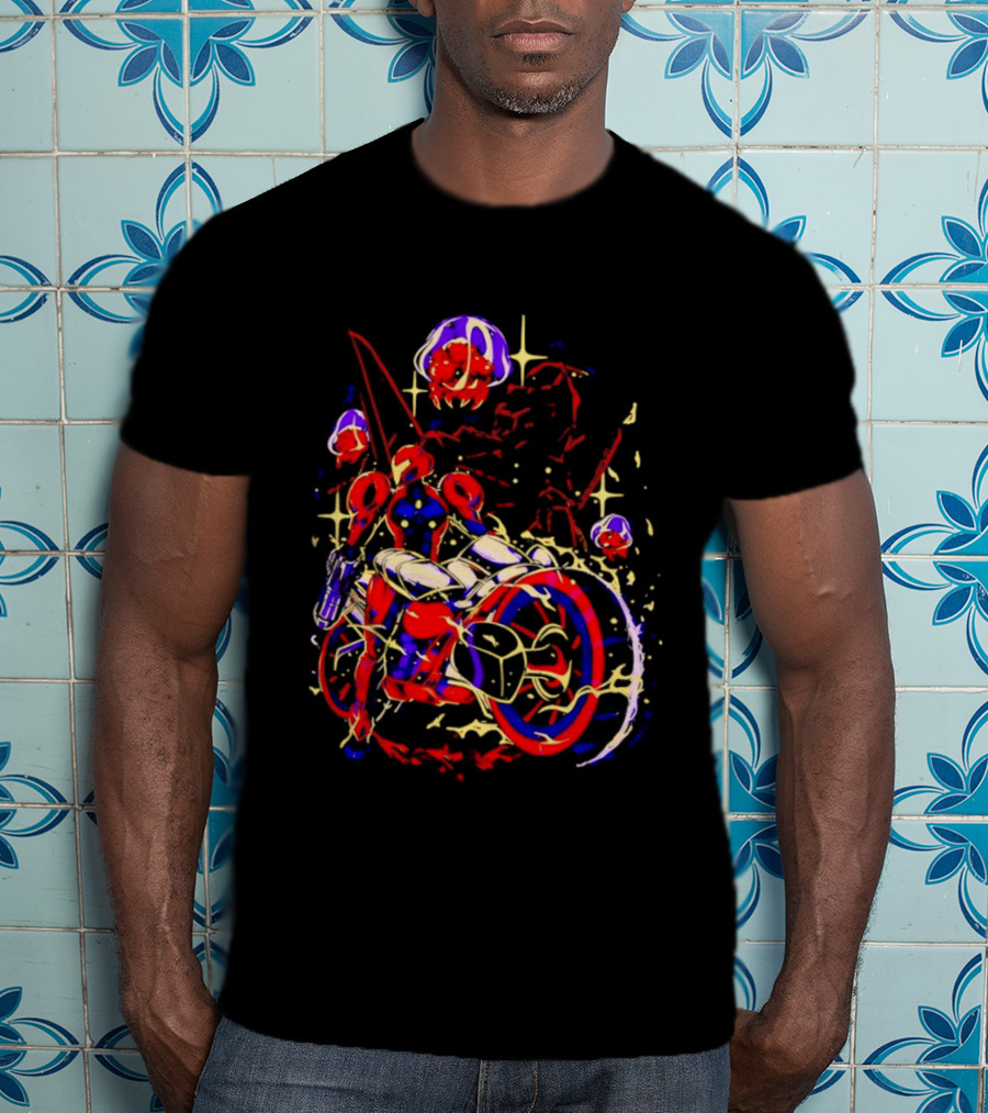 Under New Stars Samus Aran Vi O La Motorcycle Metroid Prime 4 Beyond T-Shirt