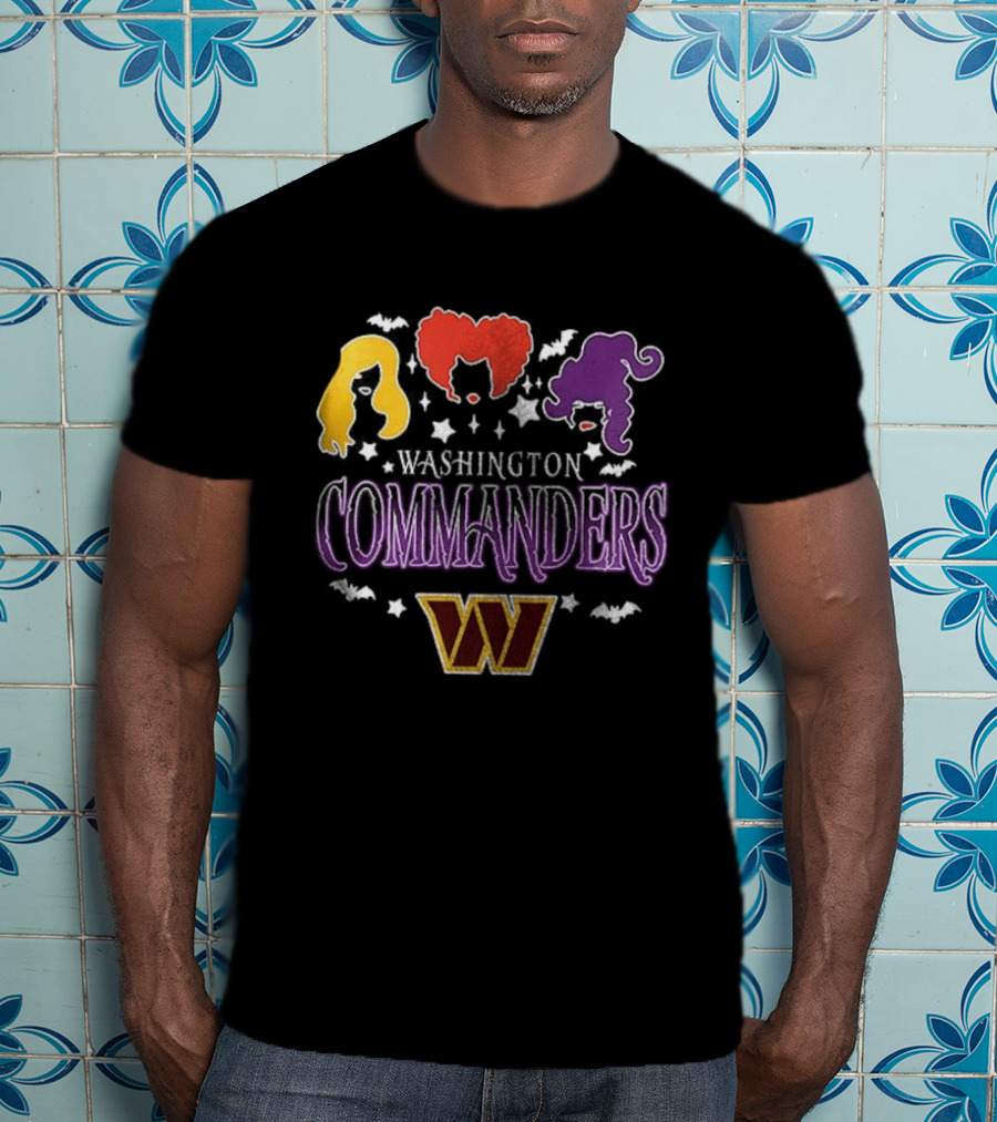 Washington Commanders You Can't Sit With Us Hocus Pocus Hair T-Shirt