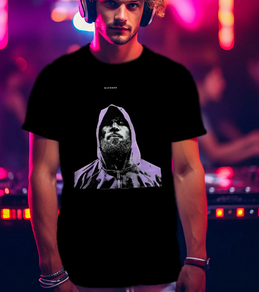 Witness LeBron James Style Purple T-Shirt