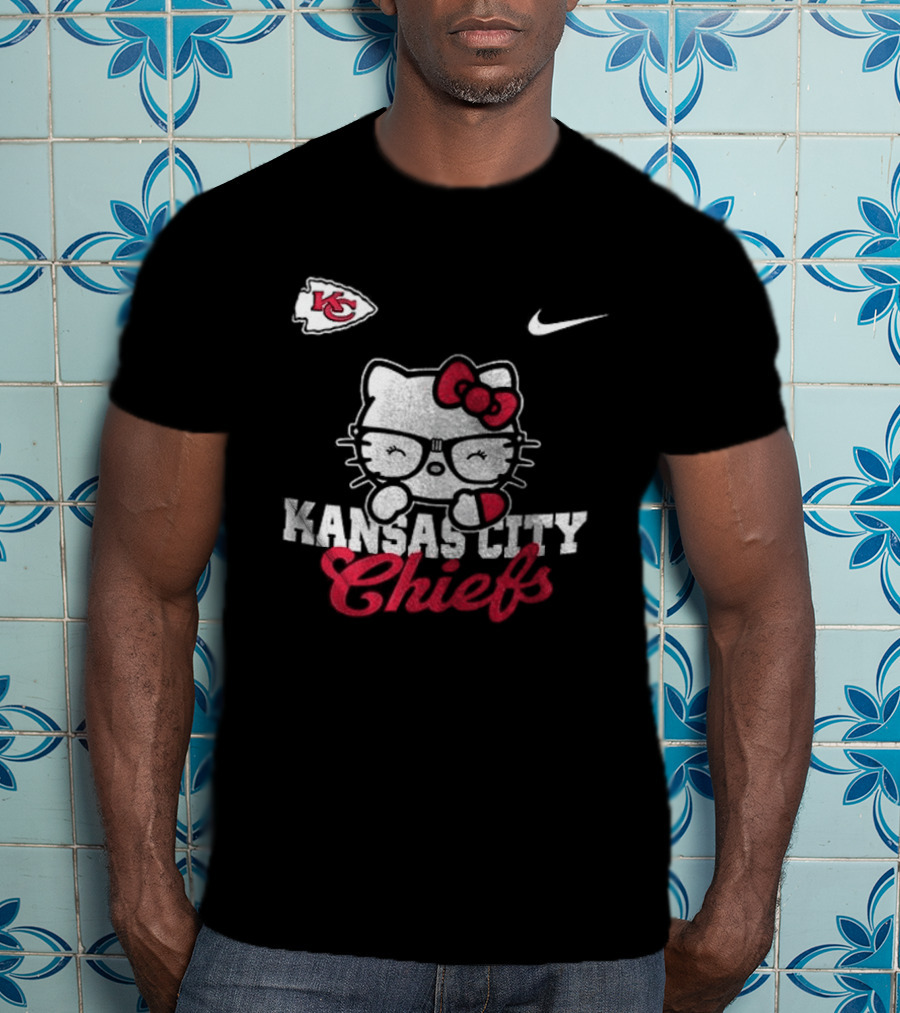 Kansas City Chiefs Hello Kitty Nike Collaboration T-Shirt