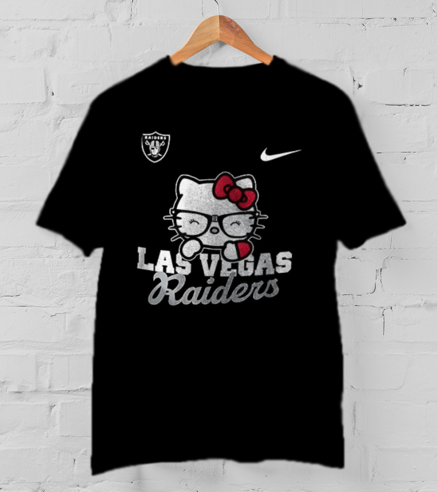 Las Vegas Raiders Hello Kitty Nike Collaboration T-Shirt
