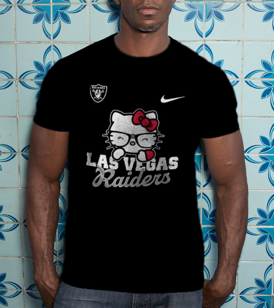 Las Vegas Raiders Hello Kitty Nike Collaboration T-Shirt
