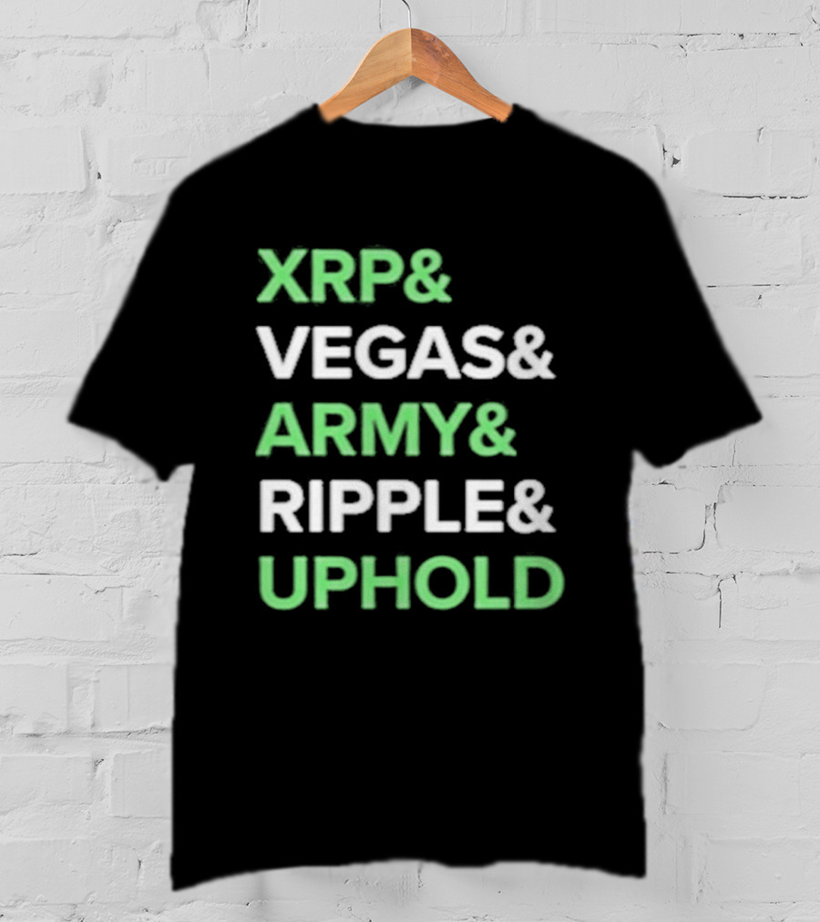 XRP Vegas Army Ripple Uphold 2026 T-Shirt