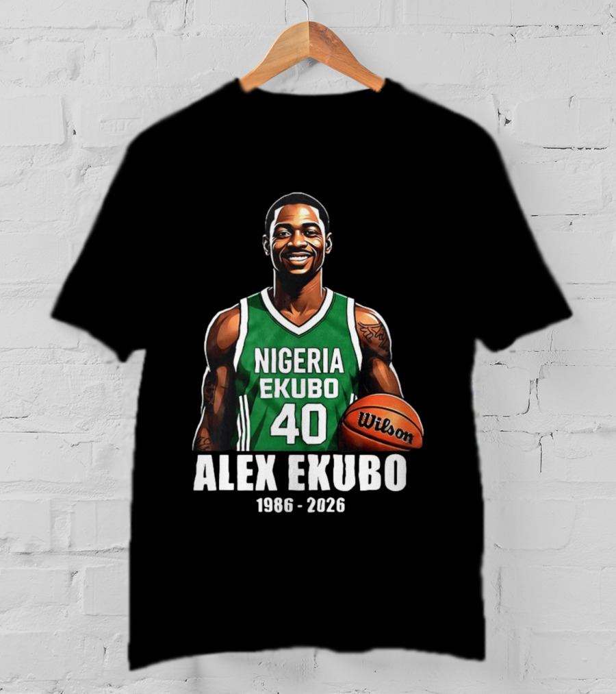 Alex Ekubo 1986 2026 Nollywood Nigeria Basketball Player T-Shirt