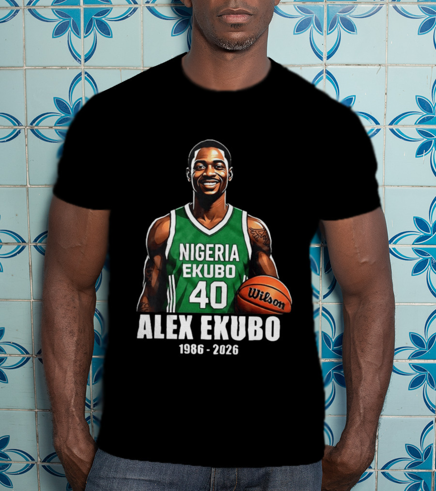 Alex Ekubo 1986 2026 Nollywood Nigeria Basketball Player T-Shirt