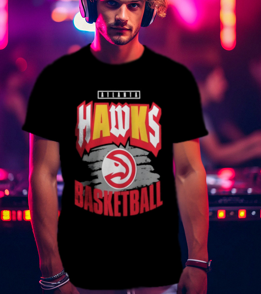 NBA 2026 Atlanta Hawks Basketball Game Night T-Shirt