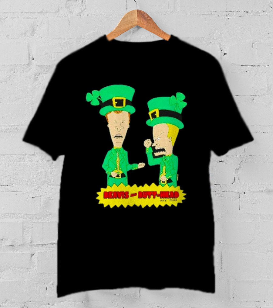 Beavis And Butt Head Leprechaun Costumes Green Bay Packers Mike Judge T-Shirt