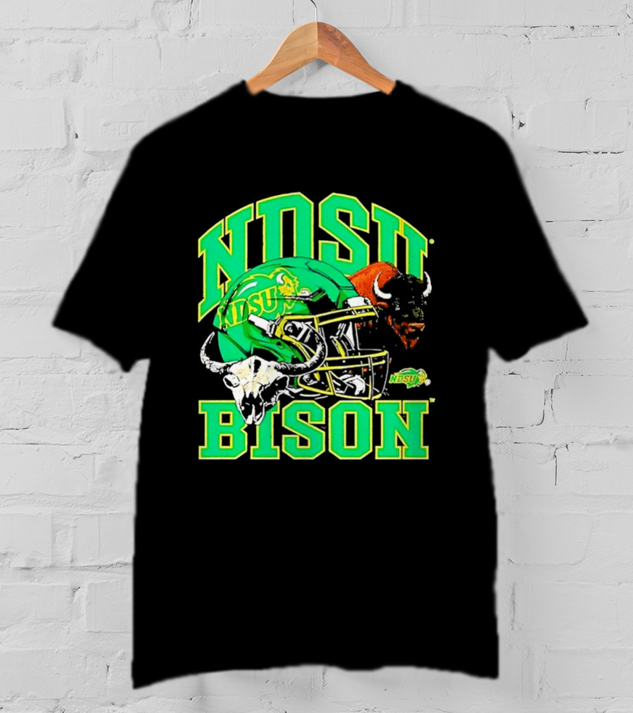 NDSU Bison Helmet Best NCAA Football Team Spirit T-Shirt