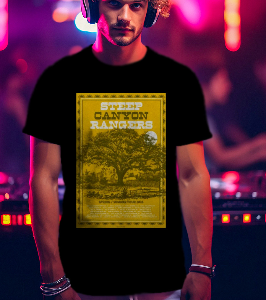 Steep Canyon Rangers Spring Summer Tour 2026 T-Shirt