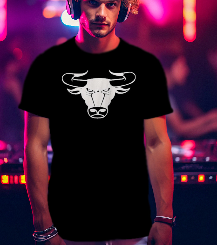 Bulls Head White T-Shirt